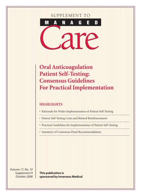 Download this PDF - PT/INR Self Testing