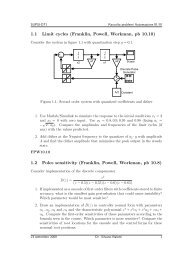 1.1 Limit cycles (Franklin, Powell, Workman, pb 10.10) 1.2 ... - SUPSI