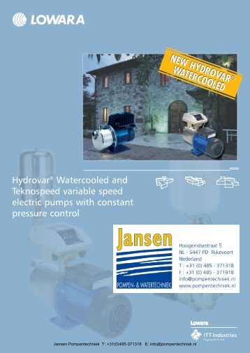 TKS watercooled 191007751 - Jansen Water en Pompentechniek