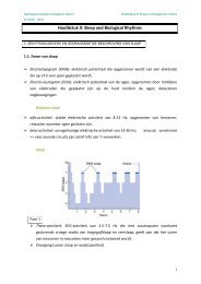 Hoofdstuk 9: Sleep and Biological Rhythms - Wiki