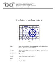 Introduction to non-linear systems - SUPSI