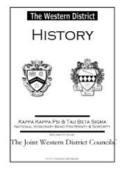 District History - The Western District » Kappa Kappa Psi | Tau Beta ...