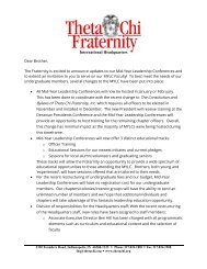 by clicking here - Theta Chi Fraternity