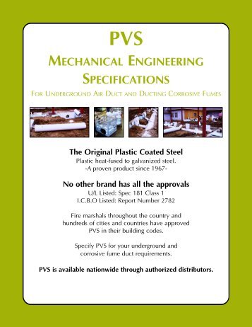 PVS Mechanical Engineering Specifications 209Kb