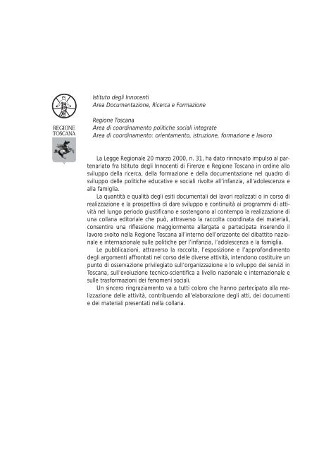 Affidamenti familiari e Centri Affidi in Toscana - Centro regionale di ...