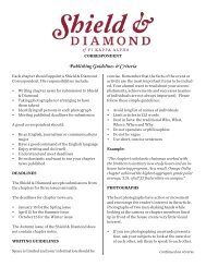 Publishing Guidelines & Criteria - Pi Kappa Alpha Fraternity