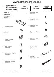 2014 Instructions - College Hills Honda