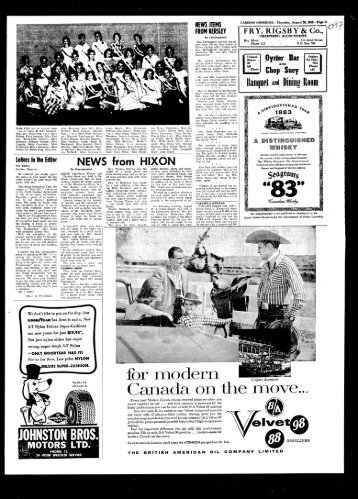 CABIBOO OBSERVER â€“ Thursday, August 28,1958