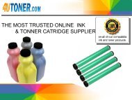THE MOST TRUSTED ONLINE INK & TONNER CATRIDGE SUPPLIER | 4utoner