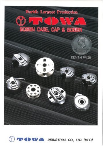 Catalog Towa bobbin cases - Callot