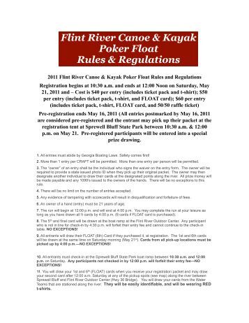 Poker river rules