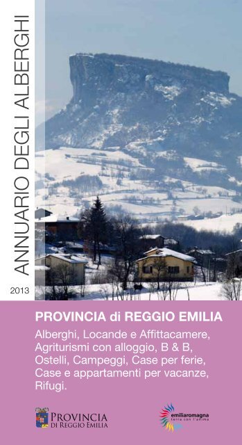 ANNUARIO DEGLI ALBERGHI - Turismo - Provincia di Reggio Emilia
