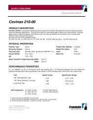 Covinax 210-00 - Franklin Adhesives and Polymers