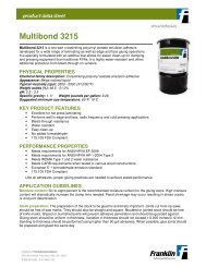 Multibond 3215 - Franklin Adhesives and Polymers