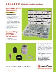 JOHN DOW TPMS Service Kits and Tools