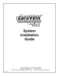 System Installation Guide - JohnDow Industries, Inc