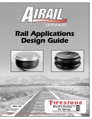 Rail Applications Design Guide - Firestone