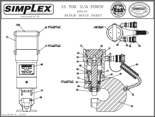 35 TON D/A PUNCH - Simplex