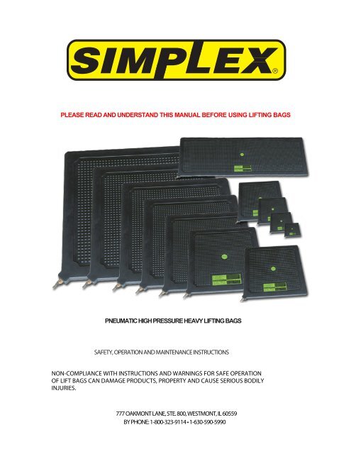 please read and understand this manual before using ... - Simplex