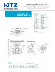 Bronze & Iron Valves - PDF - KITZ