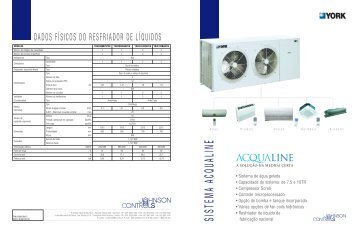[pdf] sistema acqualine - Johnson Controls