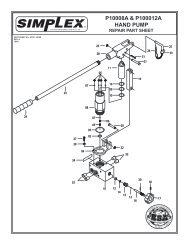 SIMPLEX Handle WELDMENT 88477 SIMPLEX Handle WELDMENT 88477