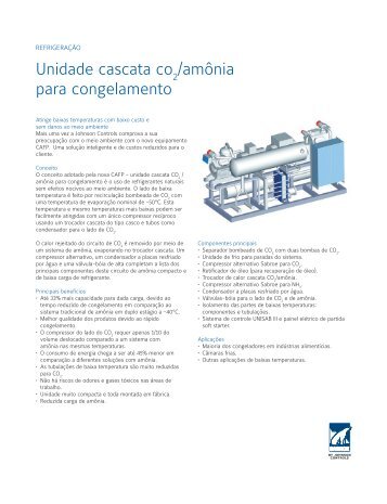 Unidades Cascata CO2 - Johnson Controls
