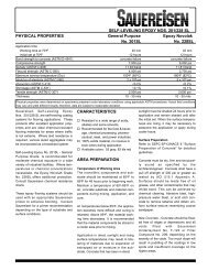 SELF-LEVELING EPOXY NOS. 201/228 SL PHYSICAL ... - Sauereisen