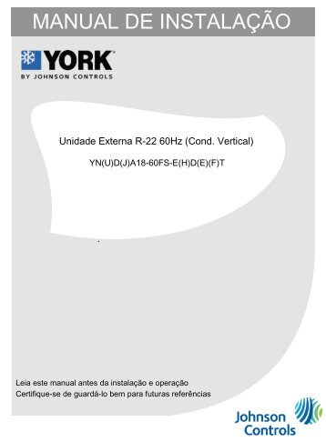 Split York Duto Absolute (PDF) - Johnson Controls