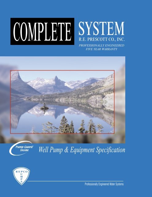 Complete Pump System Guide - RE Prescott Company