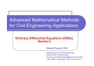 Numerical techniques for ordinary differential equations I