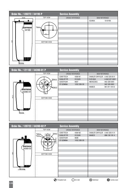 Service assembly Air Springs... - airtech | airsprings