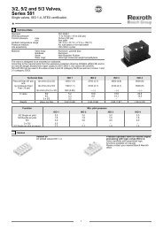 5 2 And 5 3 Valves Type Iso Cd Size 1 Bosch Rexroth