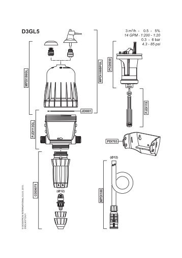 D 3 GL 5 Parts diagram