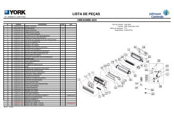 Lista de PeÃ§as / Vistas Explodidas - Multi Split ... - Johnson Controls