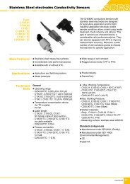 Stainless Steel electrodes Conductivity Sensors