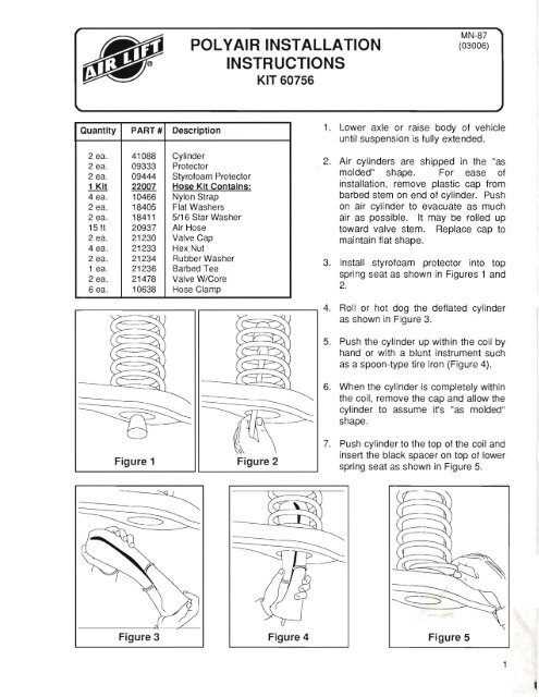 POLYAIR INSTALLATION INSTRUCTIONS - Airsprings.cc