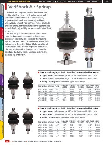 VariShock Air Springs