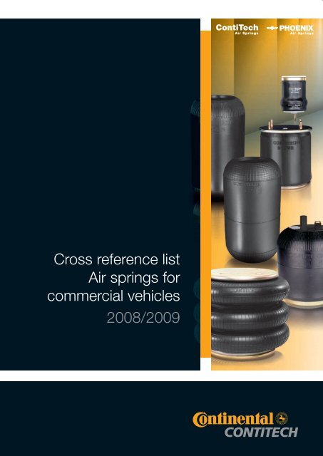 Cross reference list Air springs for commercial ... - ContiTech AG
