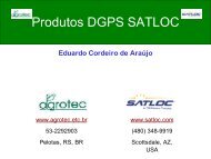 Produtos DGPS SATLOC - Agrotec