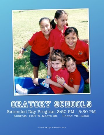 Oratory schools - The Pharr Oratory of St. Philip Neri School System