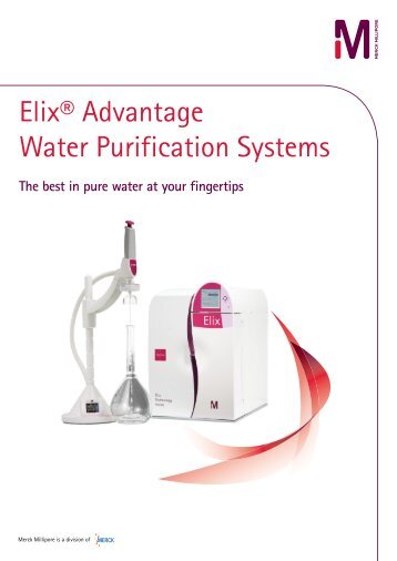 Elix® Advantage Water Purification Systems - LSorbital