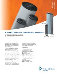 Pentek 155762-43 Sediment Filter Reserve Filter Systems Inc.