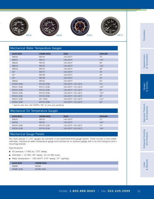 Gauge And Sender Brochure