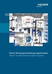 Haimer Werkzeugvoreinstellung Logistik System Haimer Tool ...