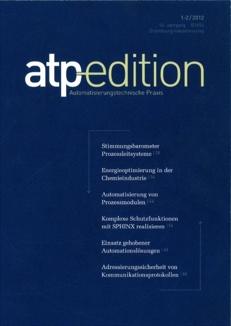 atp edition, 1-2/2012 (PDF) - PSI Technics