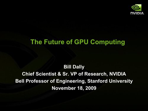 GPU Computing with CUDA
