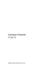 Cortana Tutorial - Armitage