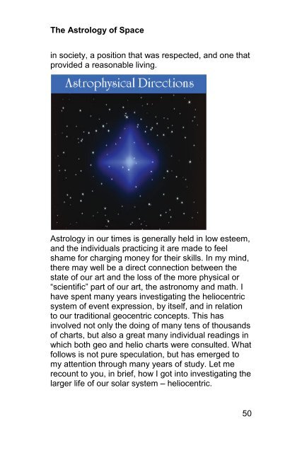 The Astrology of Space - Matrix Software