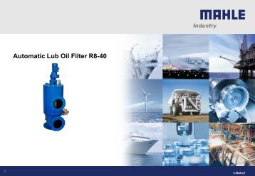 Automatic Lub Oil Filter R8-40 - Ditech AS